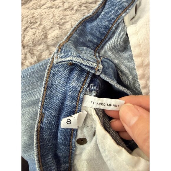 Ann Taylor LOFT Relaxed Skinny Jeans Women’s Size 8 / 29 Medium Wash Stretch Den - Picture 7 of 8